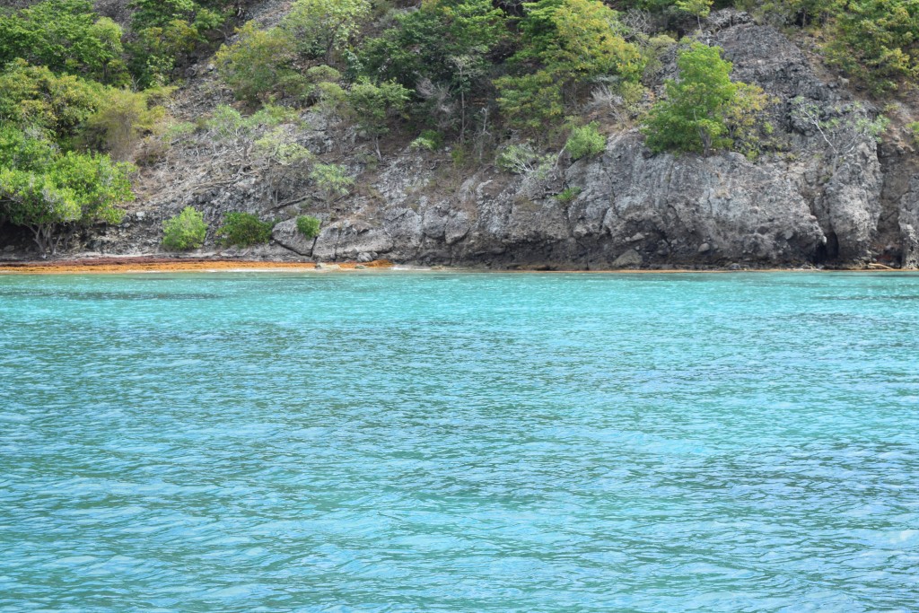 Beautiful clear water great for a snorkel. I jumped in the second the anchor was set.