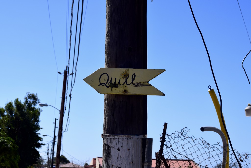 Quill is Dutch for hole or pit